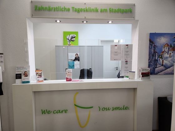 Anmeldung der Zahnärztlichen Tagesklinik am Stadtpark in Rastatt
