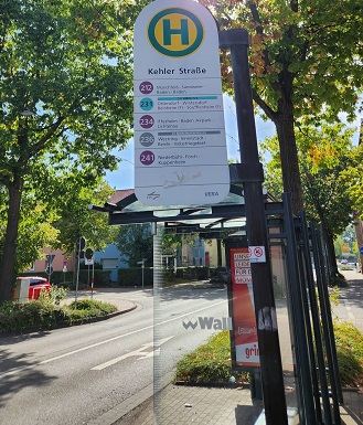 Bushaltestelle Kehler Straße in Rastatt